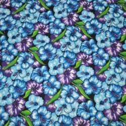 Фланель "Вивьен" 150 см, сине-фиолетовая
