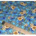 Фланель плательная "Узоры" голубая 150 см