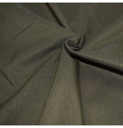 Ткань сорочечная однотонная Олива Микро рип-стоп 