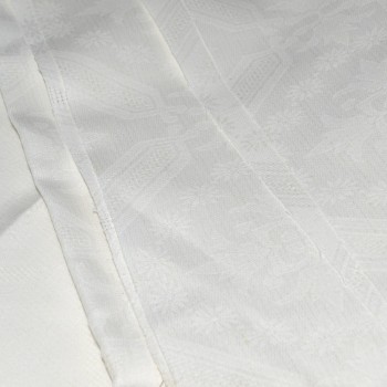 Весовой лоскут Ткань скатертная белая п/лен 10 кг
